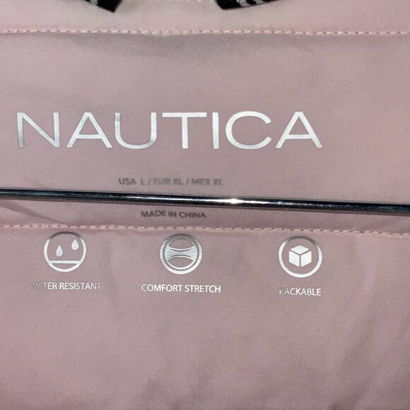 Nautica Light Pink Packable Puffer Jacket (Women’s Large) with Storage Bag - Picture 8 of 10